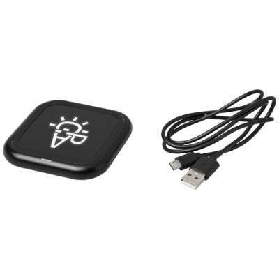 Image of Radiant light-up logo wireless charging pad