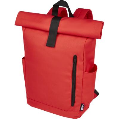 Image of Byron 15.6'' GRS RPET roll-top backpack 18L